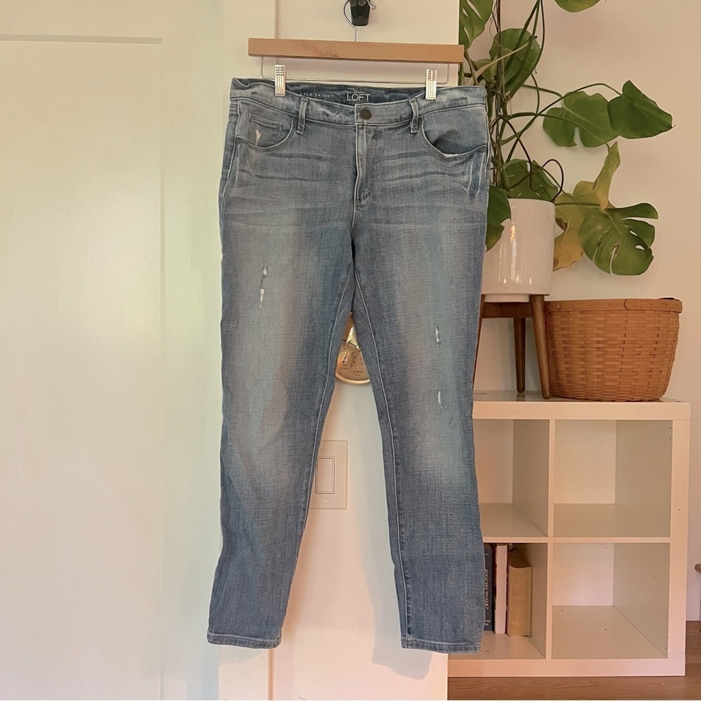 Loft relaxed skinny jeans